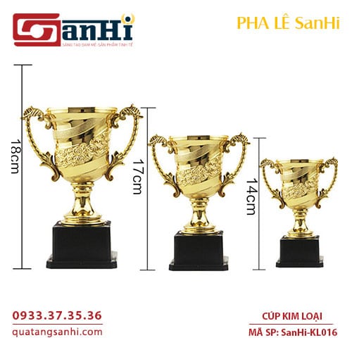 Cúp Kim Loại SanHi-KL016