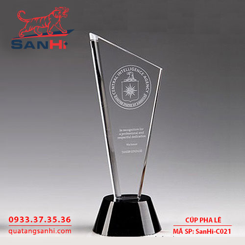 Cúp pha lê SanHi-C021