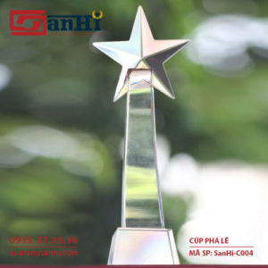 Cúp pha lê SanHi-C004