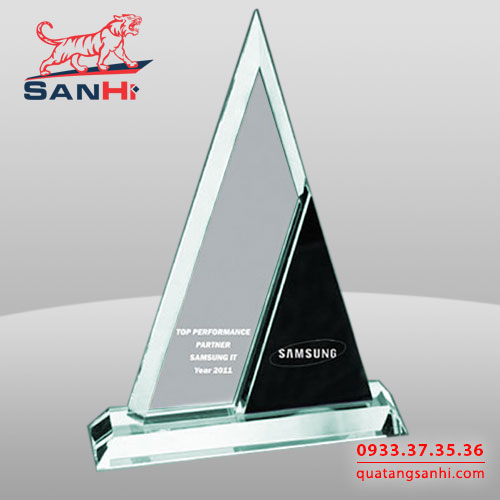 Kỷ niệm chương thuỷ tinh SanHi-TT037